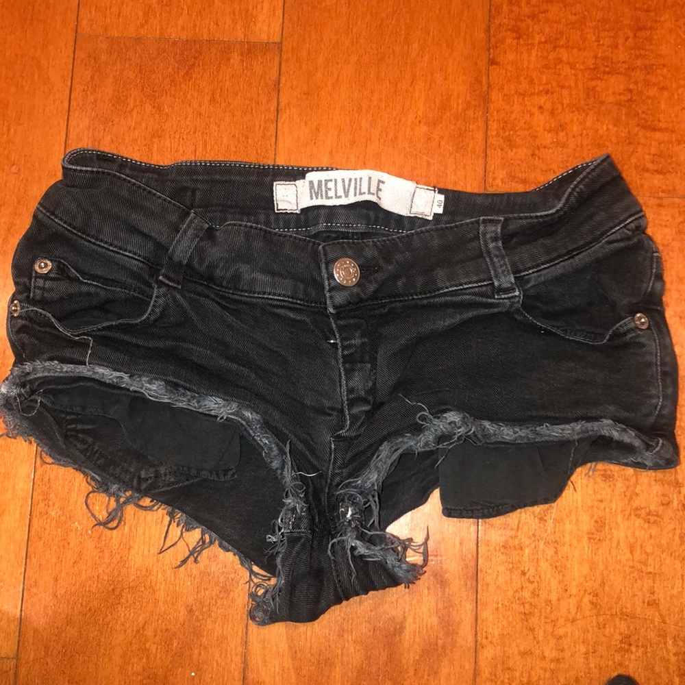 Brandy Melville Black Short Shorts